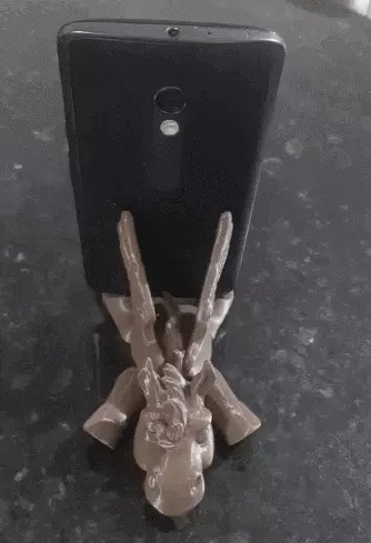 ARTICULATED PEGASUS - FLEXIBLE PEGASUS PHONE HOLDER 3D print model_0