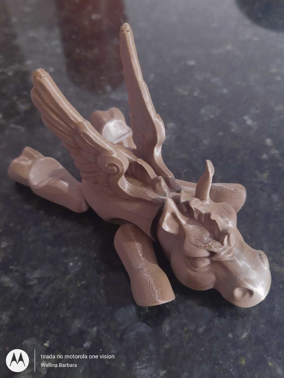 ARTICULATED PEGASUS - FLEXIBLE PEGASUS PHONE HOLDER 3D print model_4