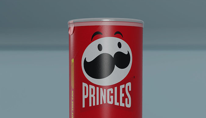 Pringles Original Low-poly 3D model 2