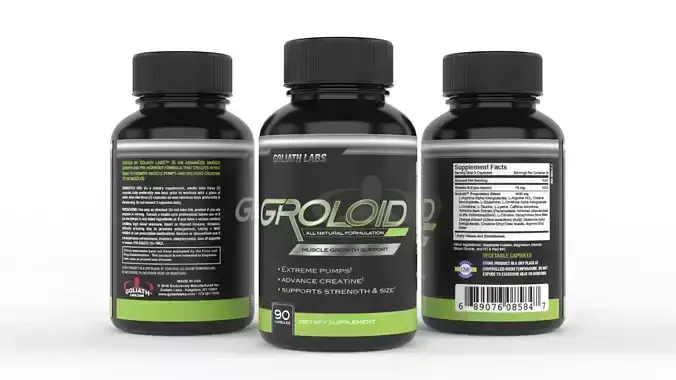 Protein Powder 3D model