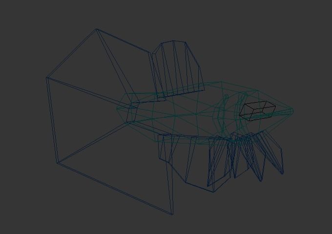 Fish model - Betta Low-poly 3D model_2