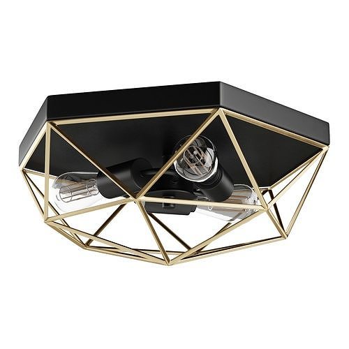 Prismatic Wire Cage Ceiling Light 3D model