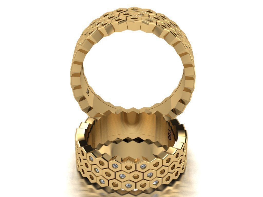 ring set 23 collection1 3D print model_16