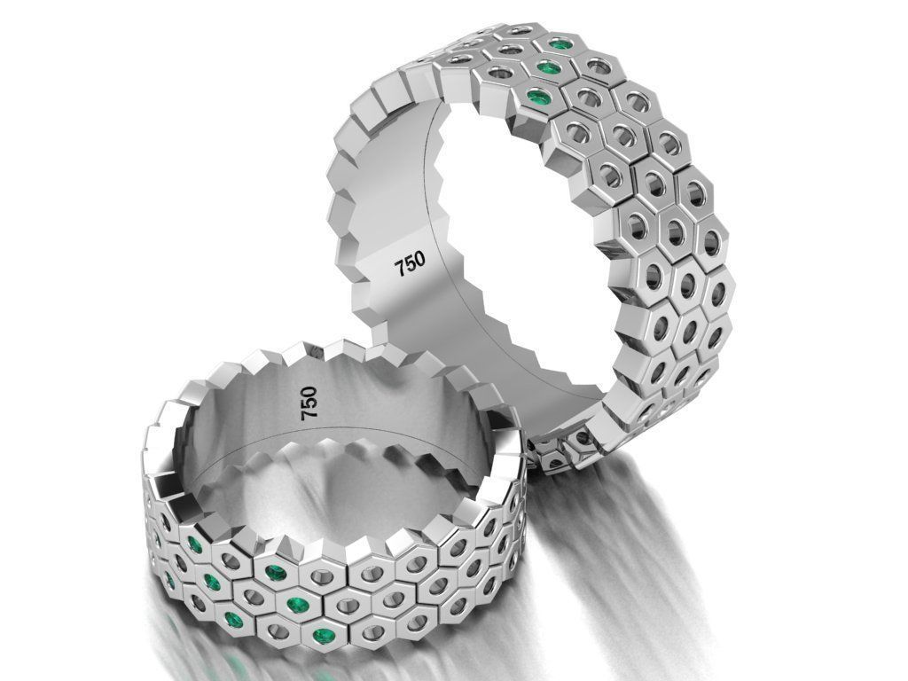 ring set 23 collection1 3D print model_20