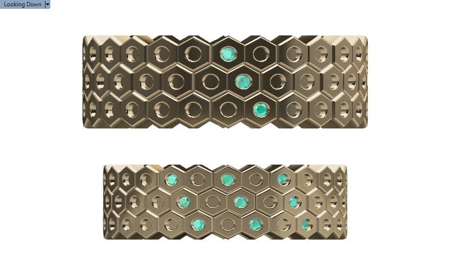 ring set 23 collection1 3D print model_22