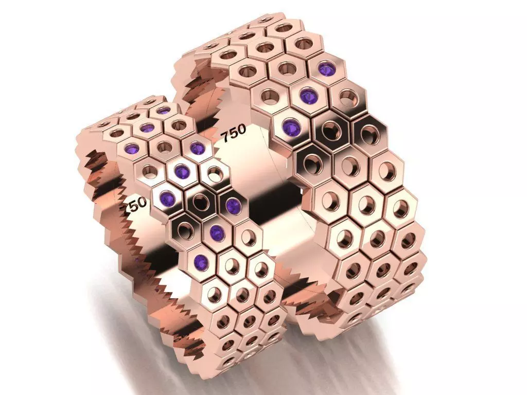 ring set 23 collection1 3D print model_0