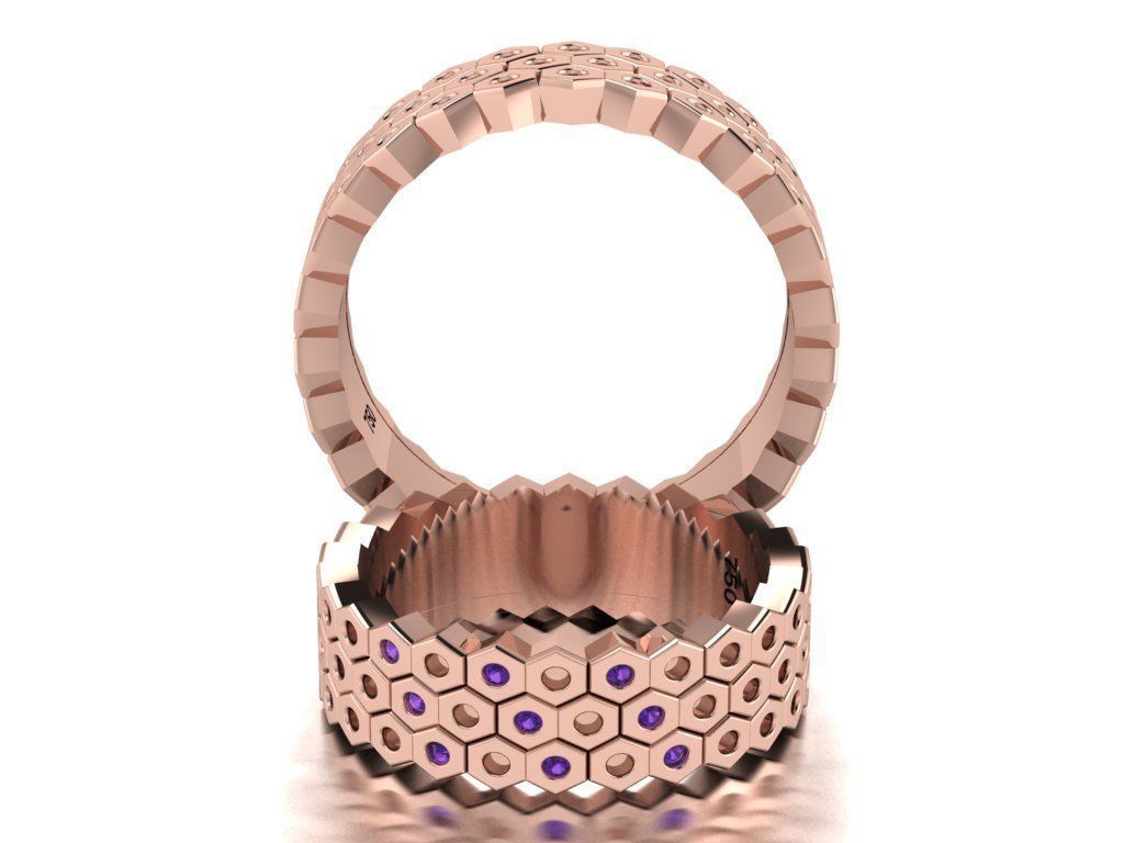 ring set 23 collection1 3D print model_2