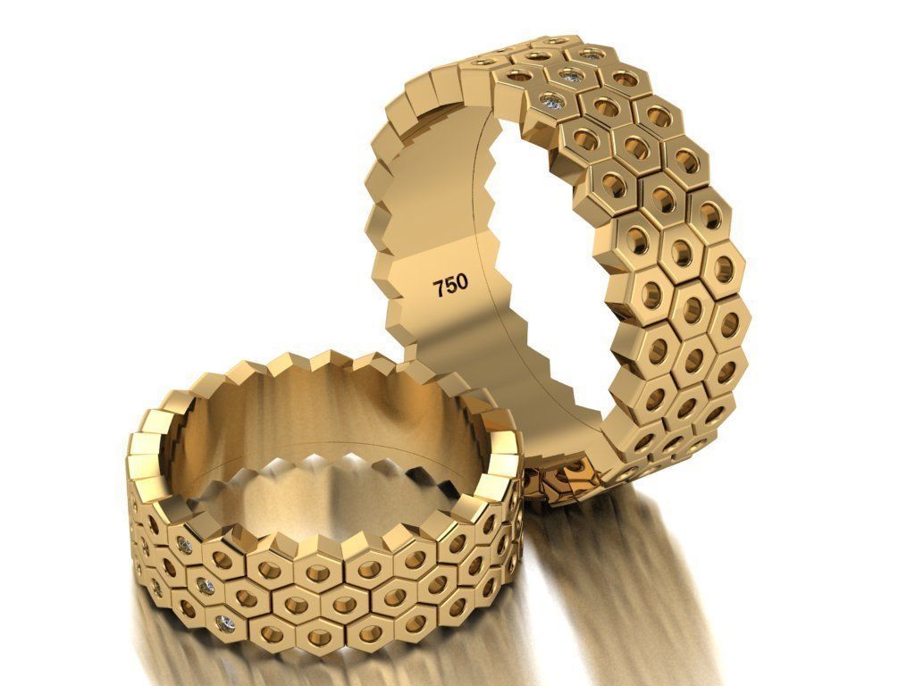 ring set 23 collection1 3D print model_23