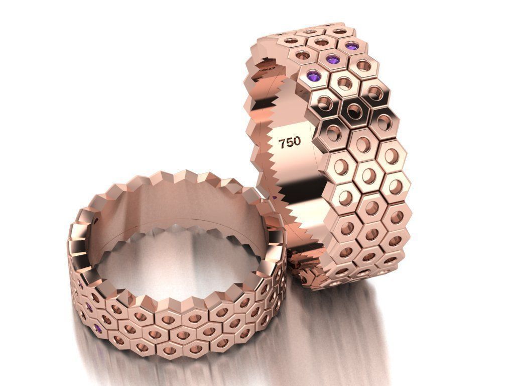 ring set 23 collection1 3D print model_14