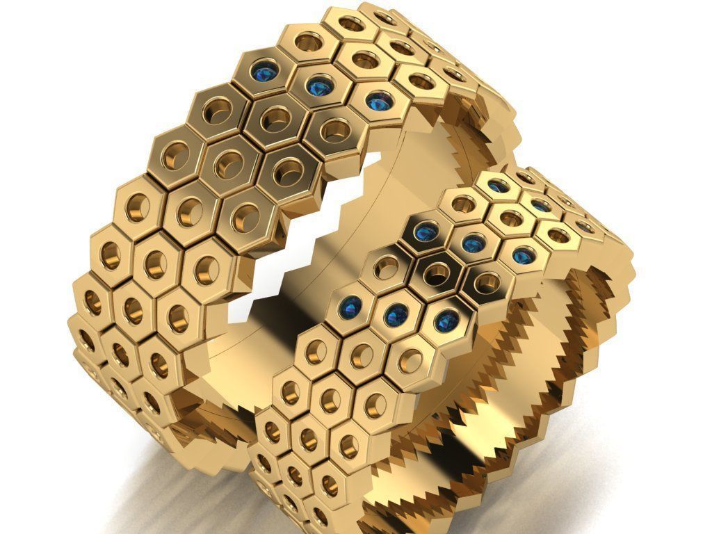 ring set 23 collection1 3D print model_1