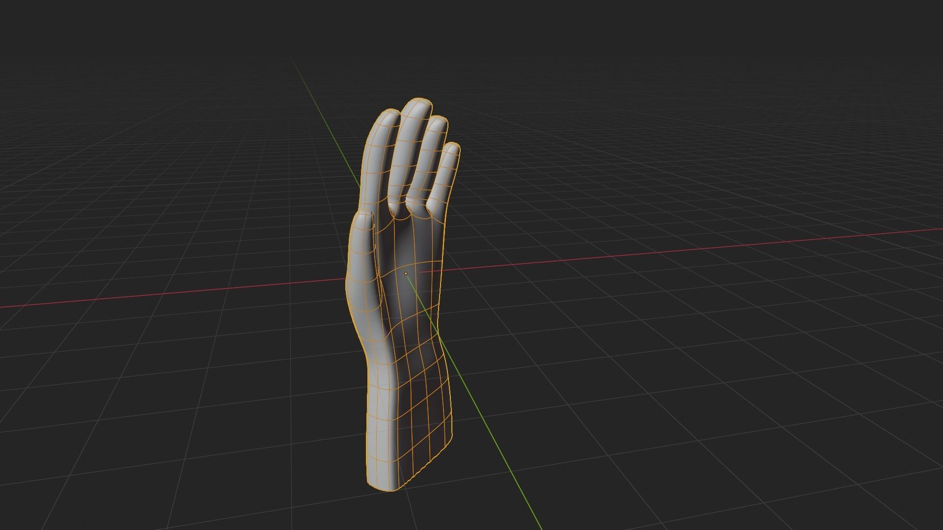 Blue Cleaning Glove 3D model_4