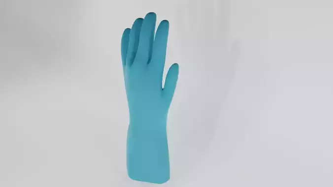 Blue Cleaning Glove