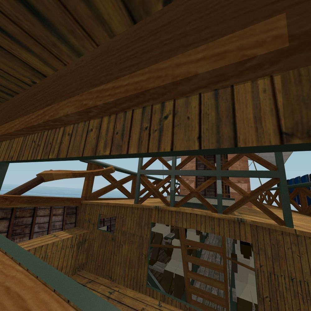 Roman Warship Bireme 3D model_37