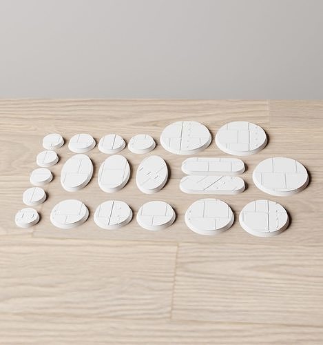 Industrial Deck Plate Base Set 3D print model