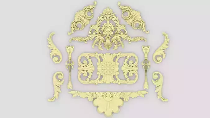 Big Ornament Collection 3D print model