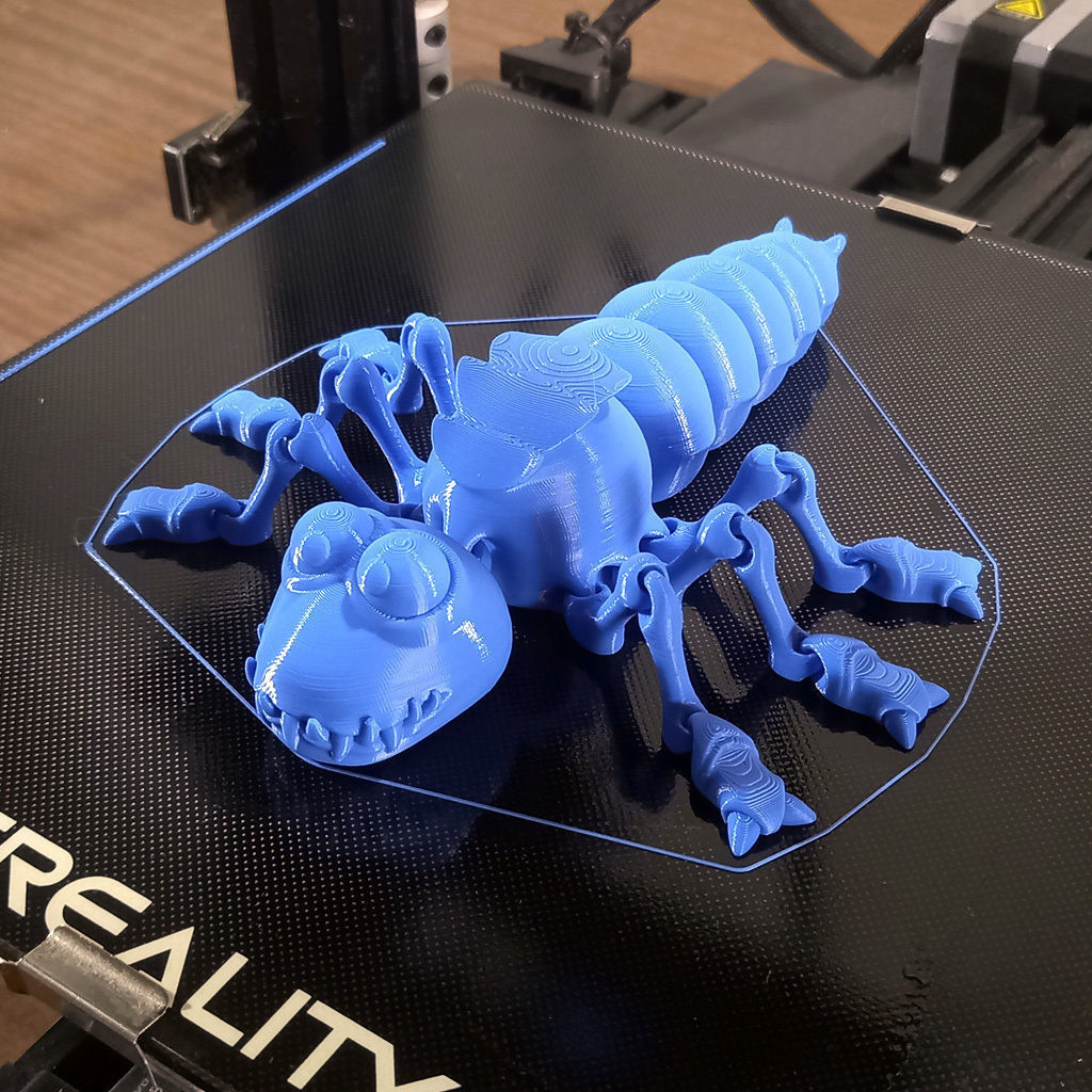 Monstermite articulated 3D print model_5