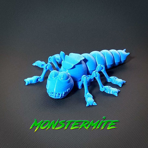 Monstermite articulated 3D print model