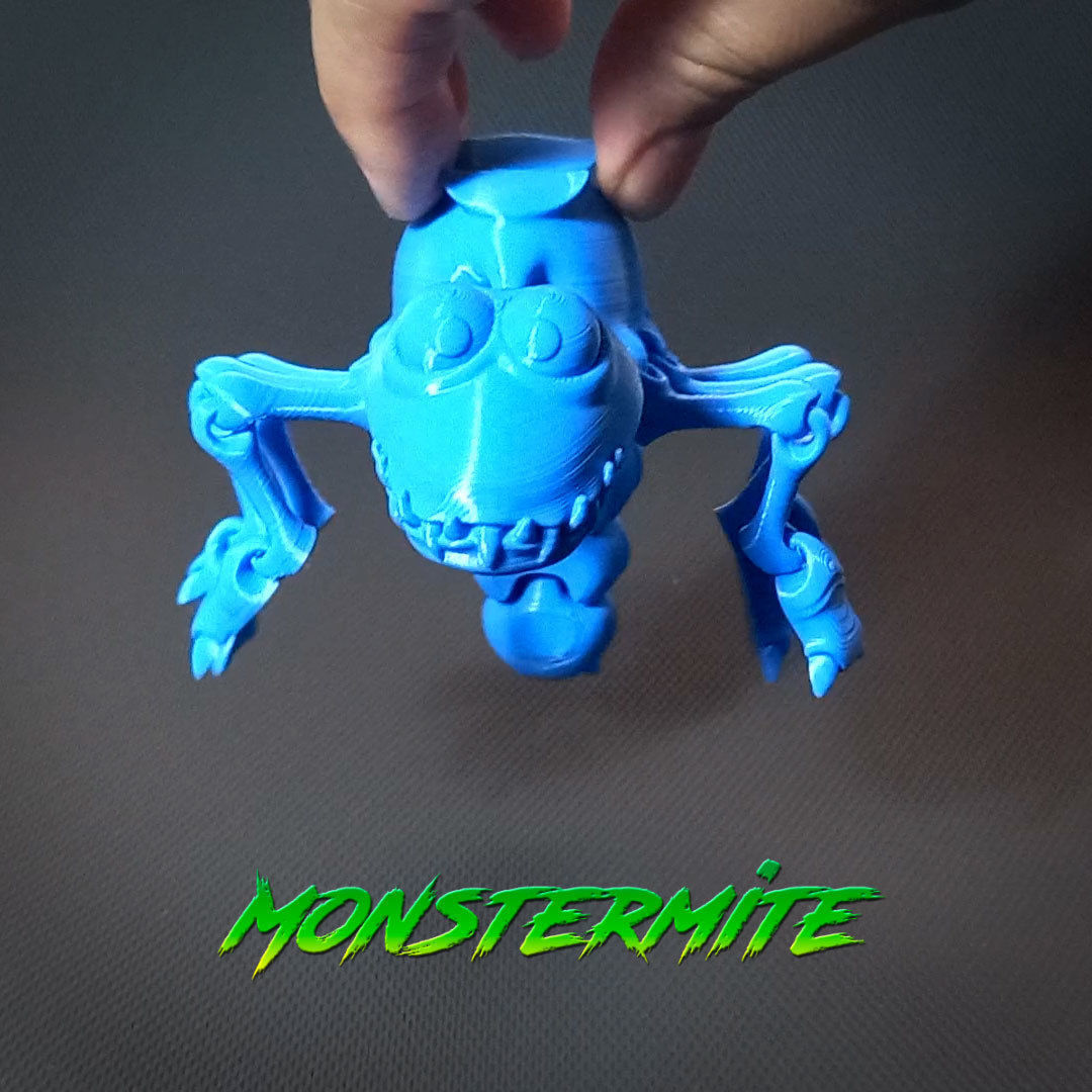 Monstermite articulated 3D print model_2