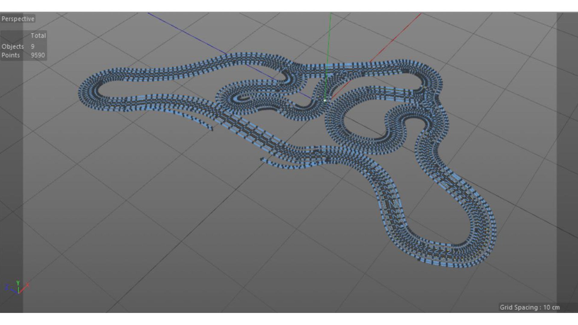 Race Track Off Road Low-poly 3D model_12