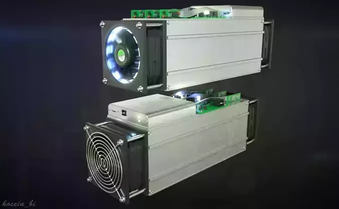 Antminer Cryptocurrency Mining Hardware - S9j 3D model