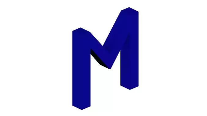 Uwanile Letter M Dimensions 1 cm Tall per 5 mm deep