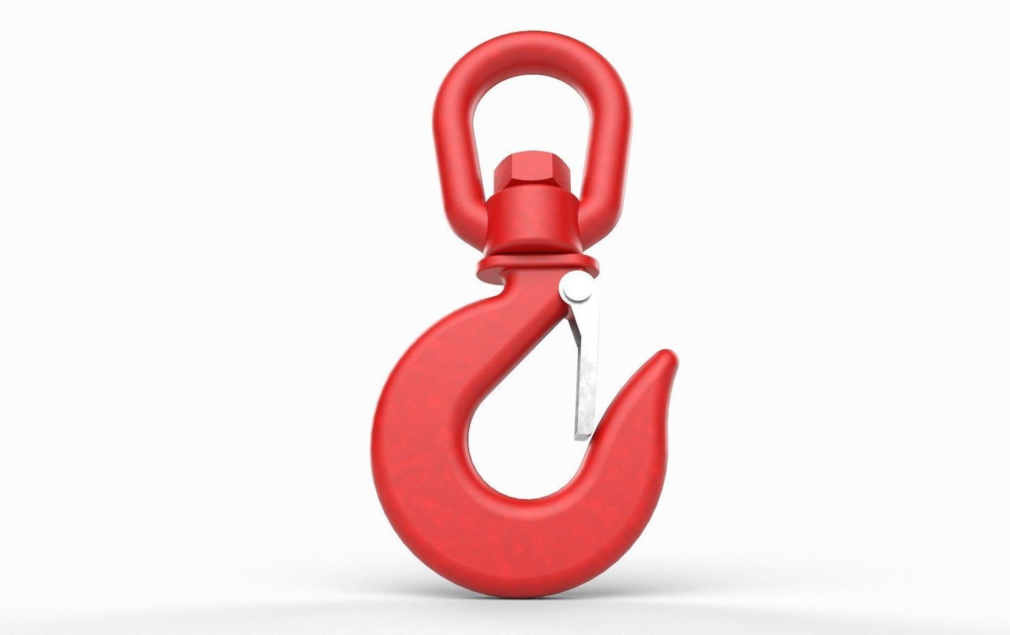 Crane Hock M4 Low-poly 3D model_29