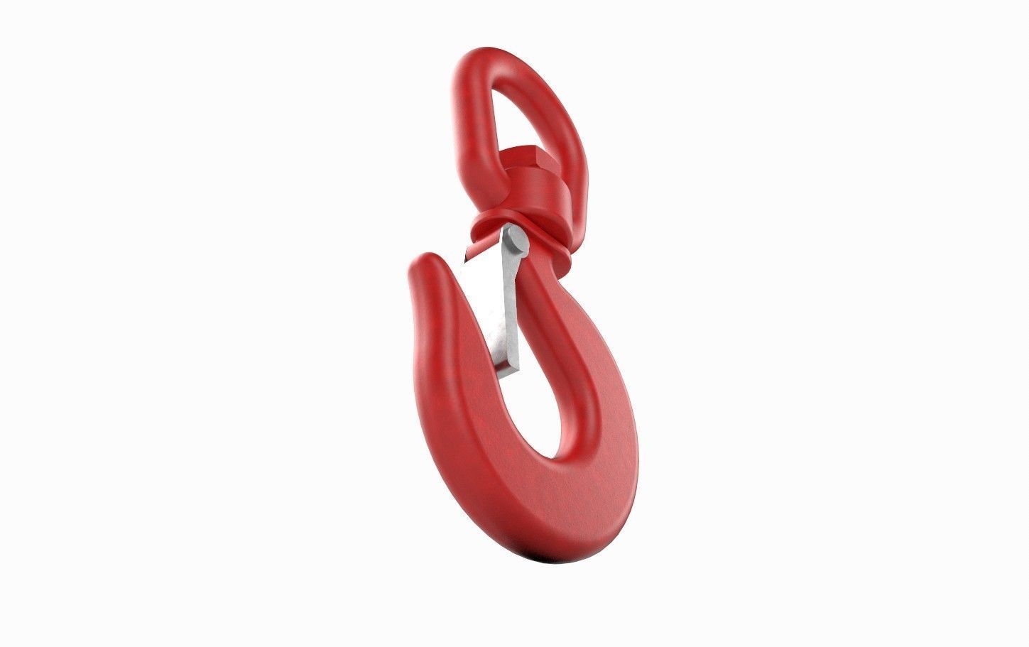 Crane Hock M4 Low-poly 3D model_9