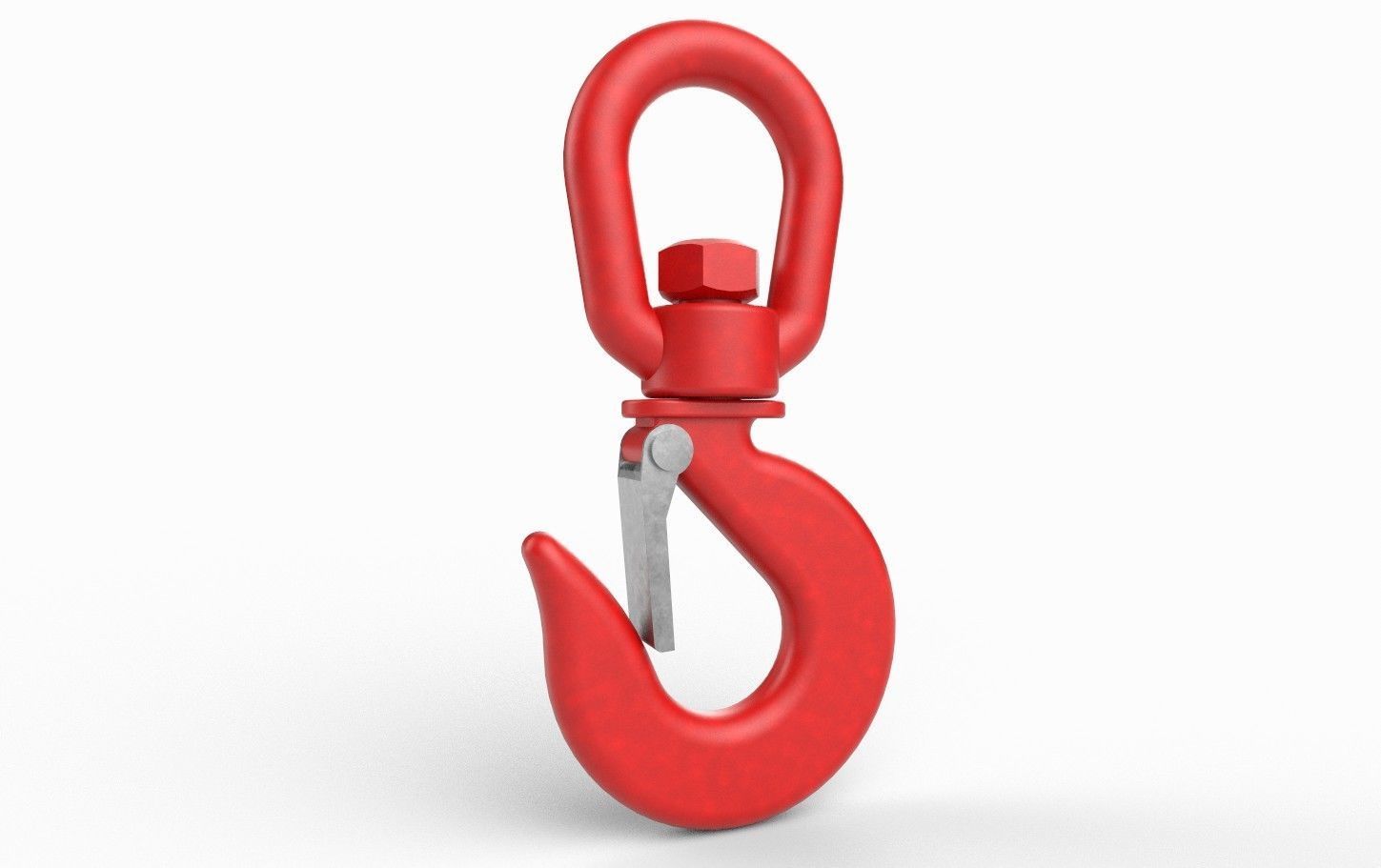 Crane Hock M4 Low-poly 3D model_19