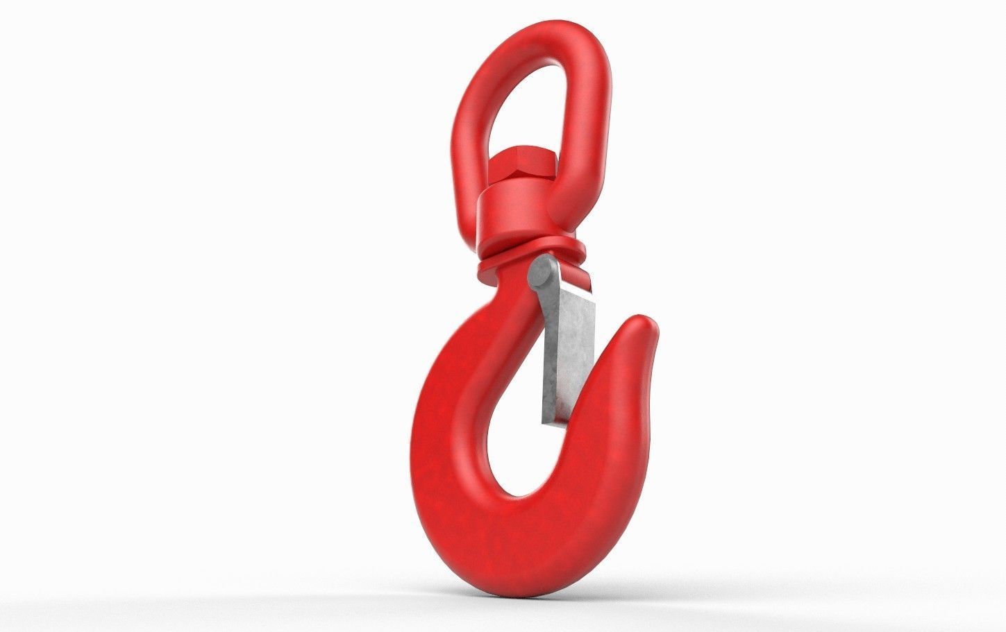 Crane Hock M4 Low-poly 3D model_28