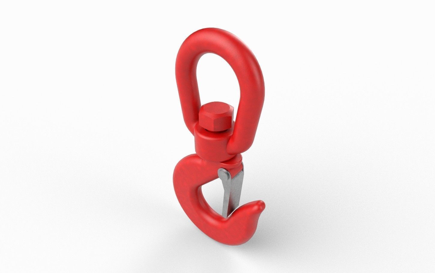 Crane Hock M4 Low-poly 3D model_25