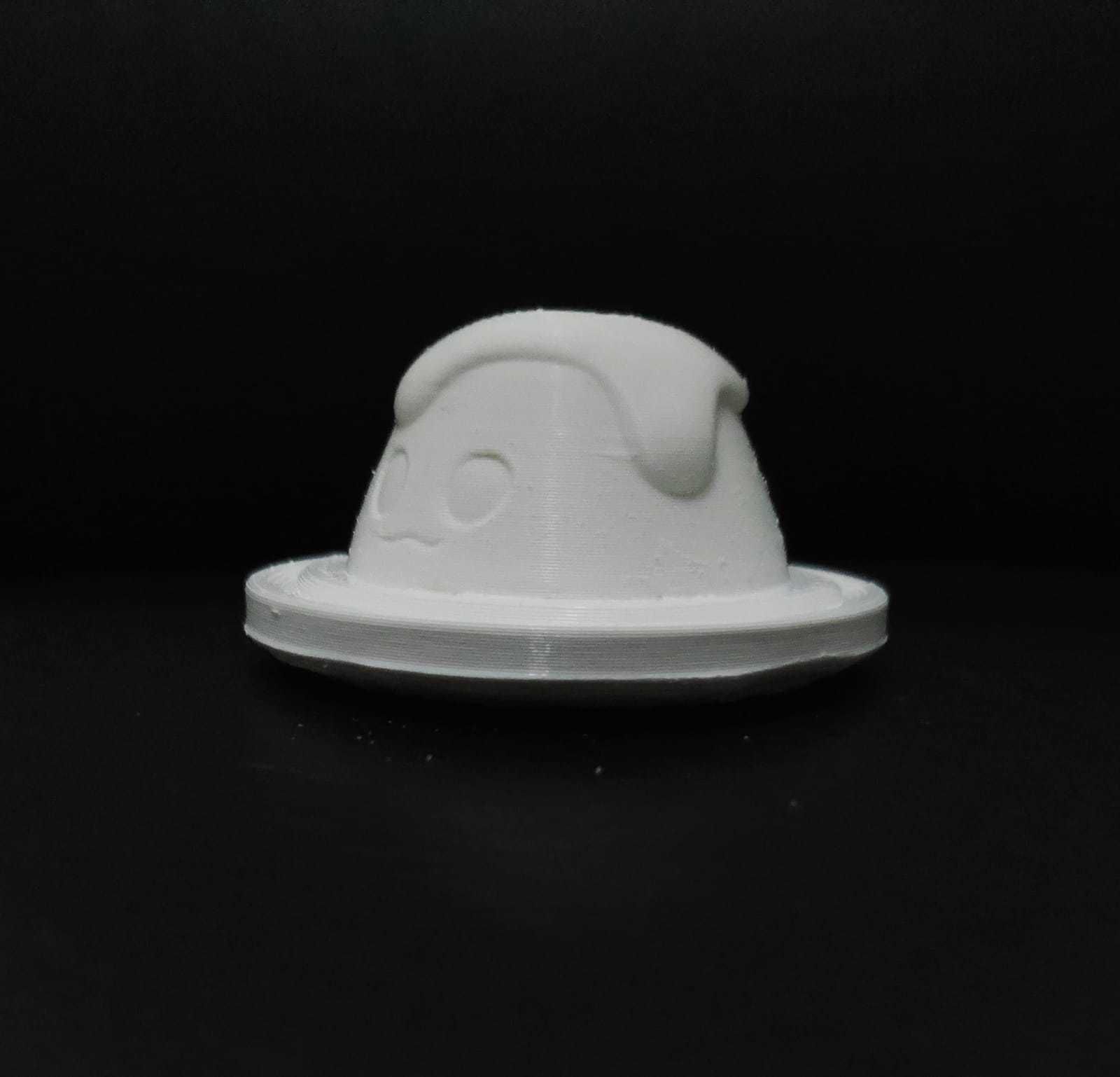 Pudding hat 3D print model_6