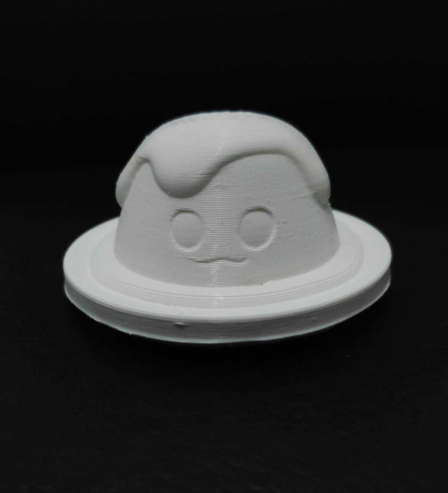 Pudding hat 3D print model_3