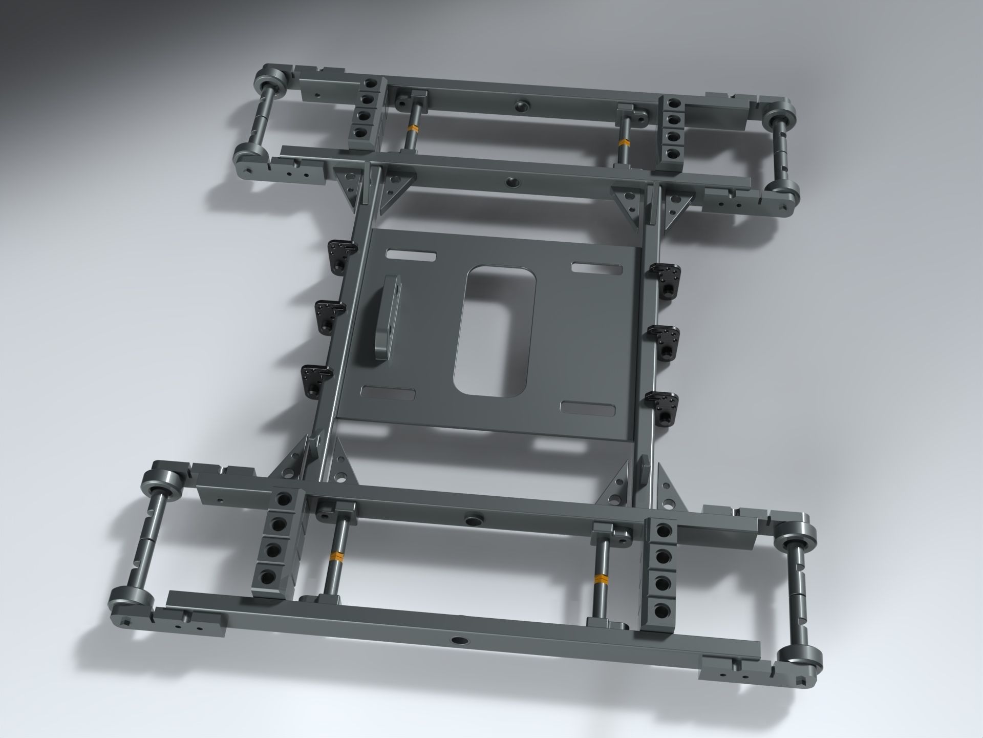 mechanical part platform scifi  3D model_1