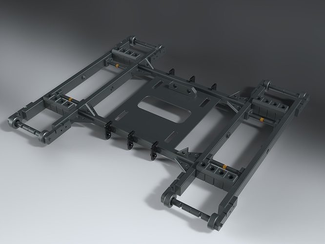 mechanical part platform scifi  3D model
