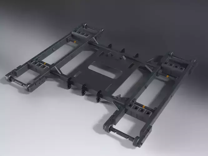 mechanical part platform scifi  3D model