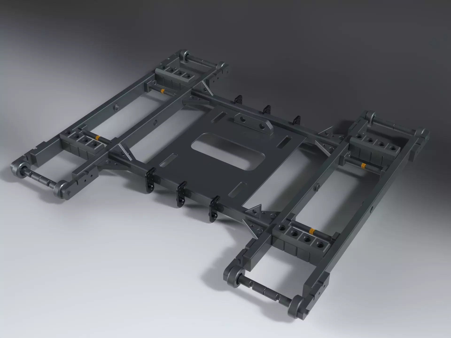 mechanical part platform scifi  3D model_0
