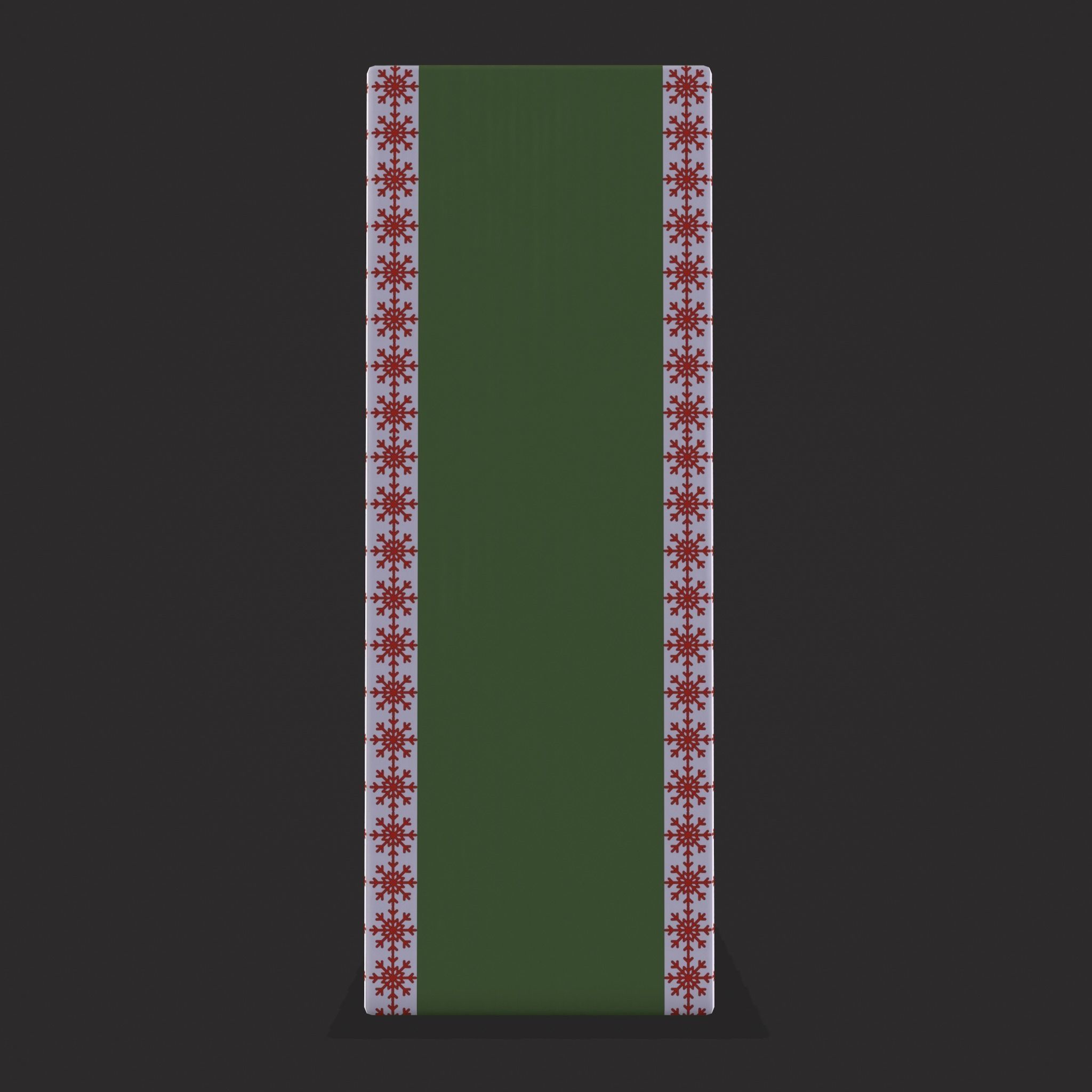 Vintage Santa Clause Mask With Box Low-poly 3D model_17