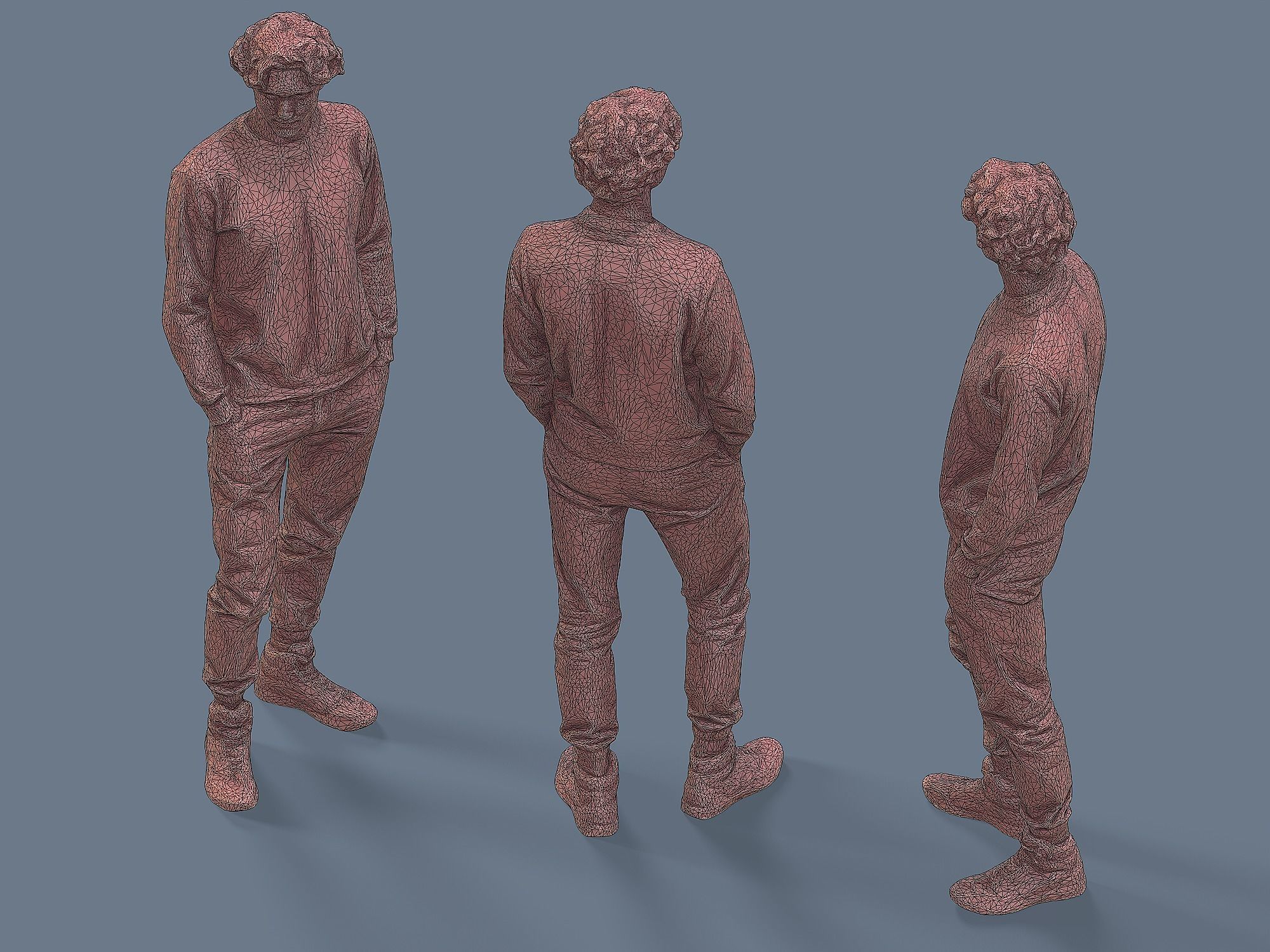 Attractive Young Guy 3D model_7