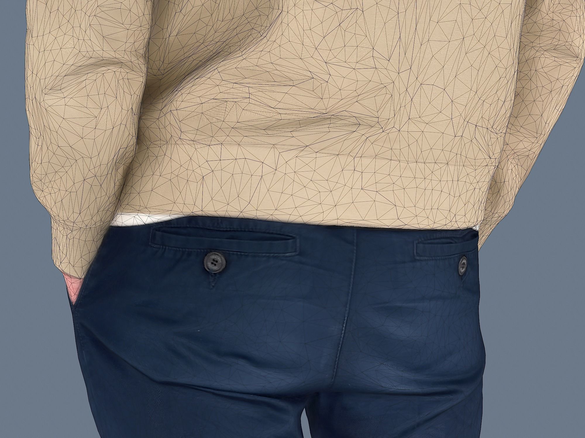 Attractive Young Guy 3D model_10