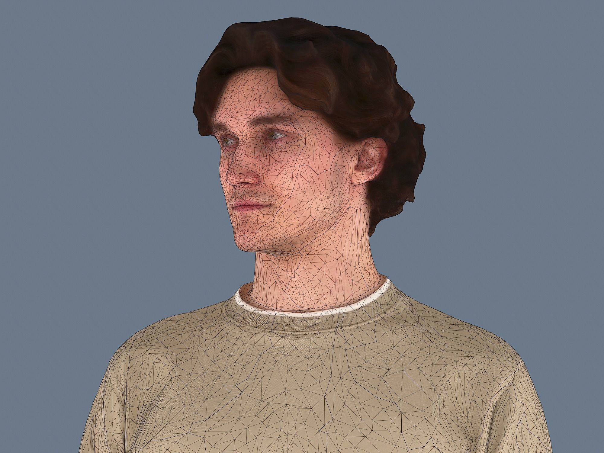 Attractive Young Guy 3D model_8