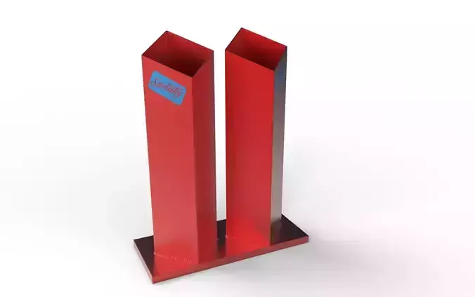 SwankySteel Diamond Shotgun Stacks Low-poly 3D model