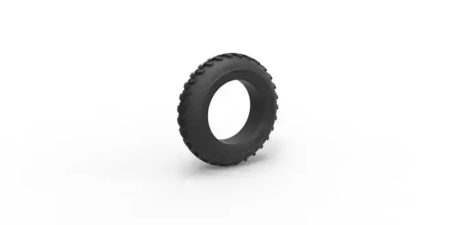 Dune buggy front tire 2 Scale 1 to 10