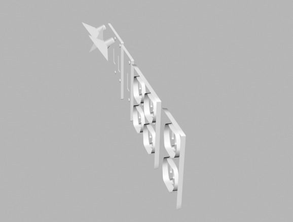 Switch and socket low poly Low-poly 3D model_3