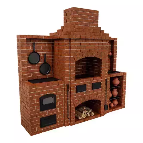 BBQ brick oven