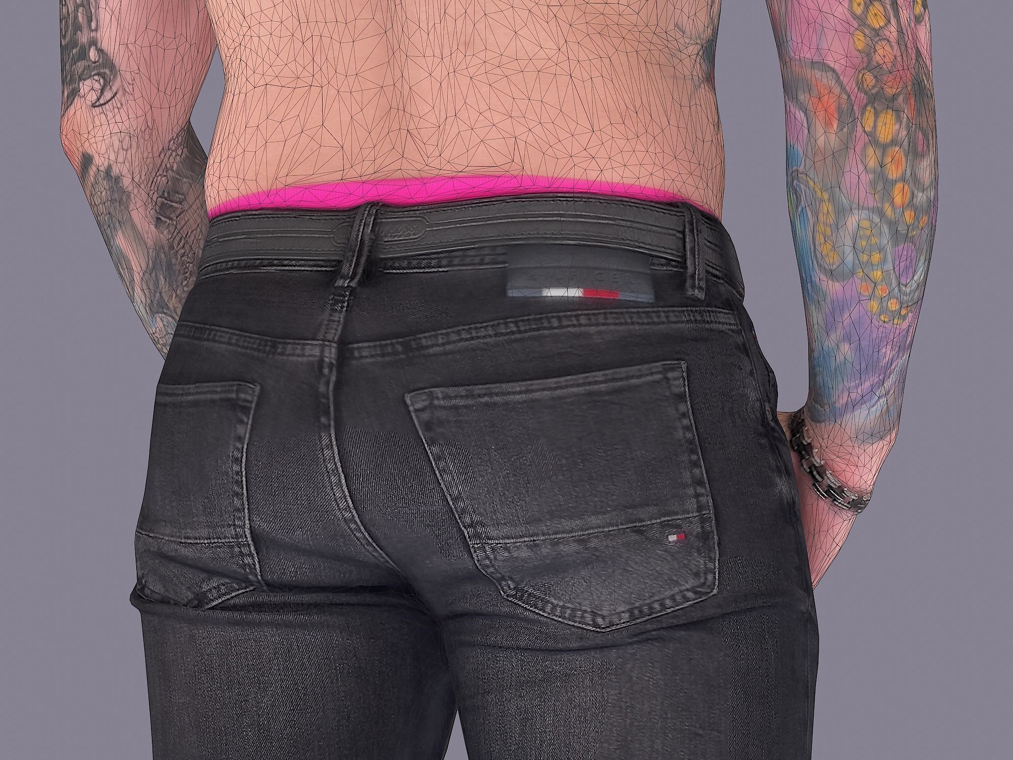 Dude in Panama 3D model_12