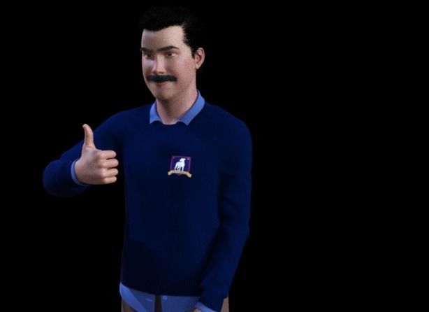Ted Lasso Character Model 3D model_2