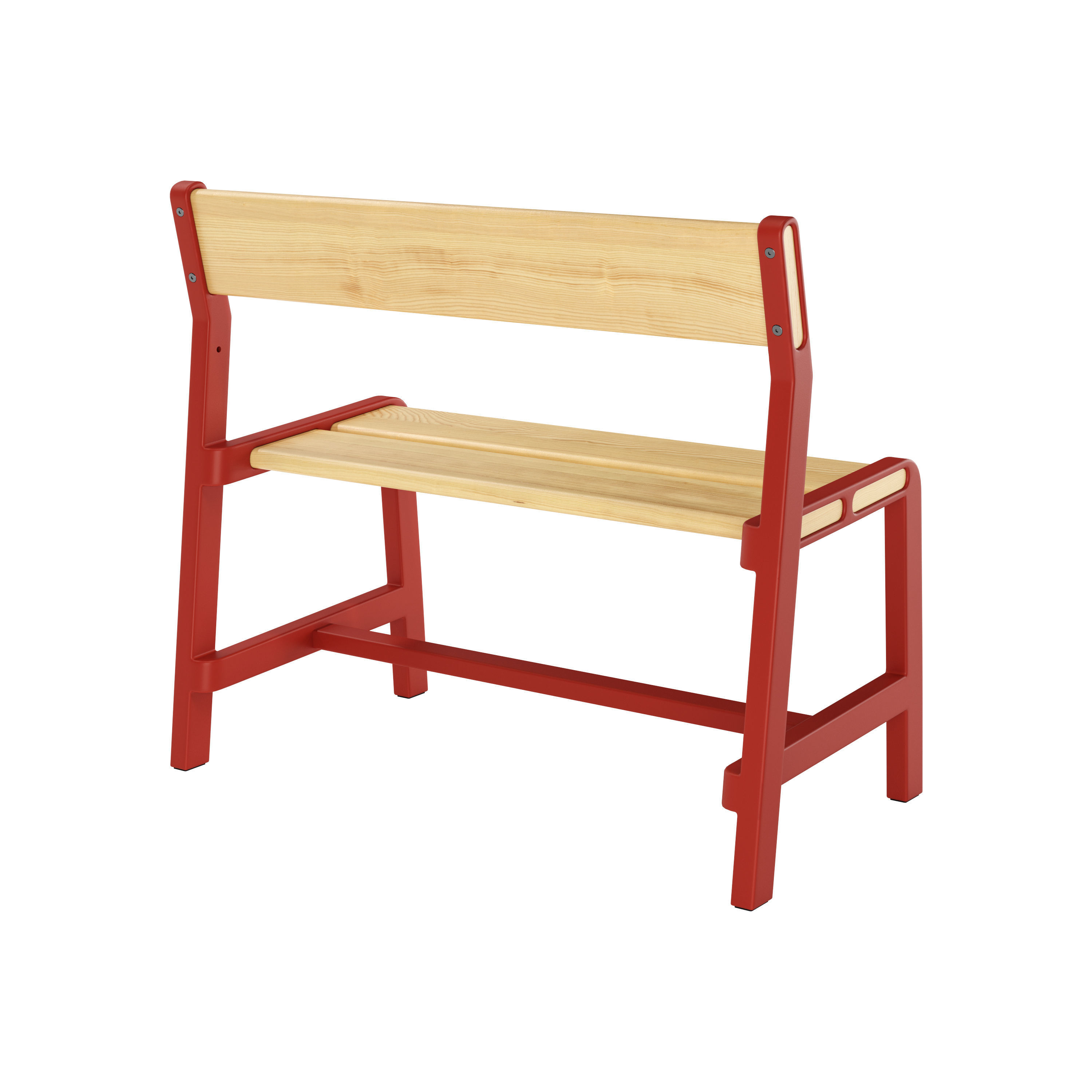 Ypperlig Ikea Childrens Bench And Table 3D model CGTrader