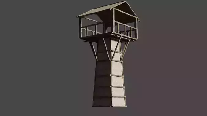 wach tower low-poly