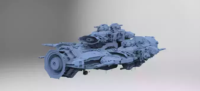 Alien Stargate Ship 1 3D