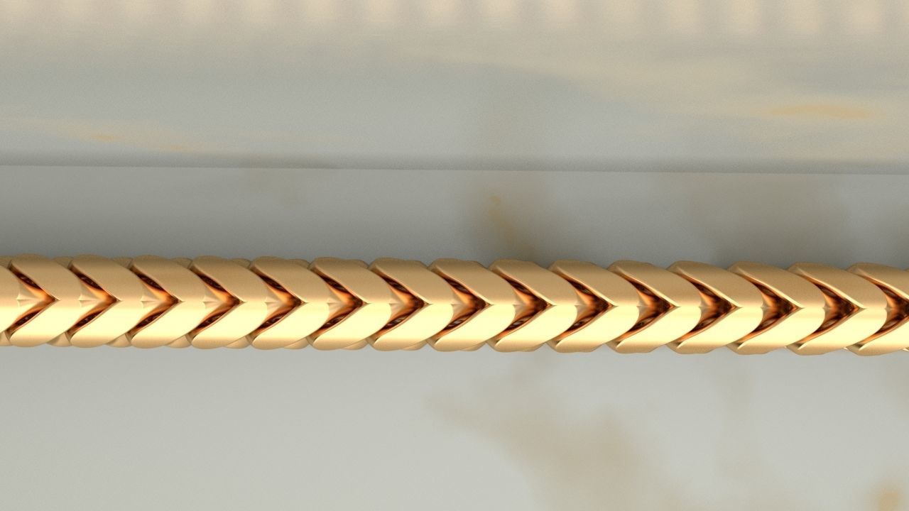 Miami Cuban Link Chain 9 mm Dragon model 3D print model_4